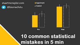 Ten Statistical Mistakes in 5 Min [upl. by Tudela]