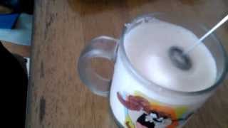 Aerolatte Review Frothing Cold Milk In Under 1 Minute [upl. by Imtiaz]